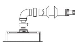  Ariston zestaw odprowadzania spalin (60/100) do SGA FB 704760