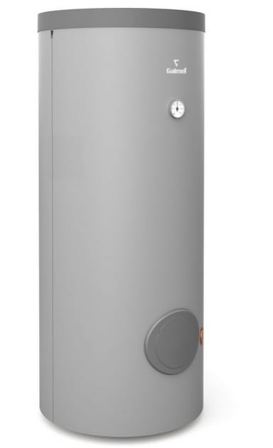 Galmet Maxi SGW(S) 300 L  - Wymiennik stojący c.w.u. do pomp ciepła z dużą wężownicą spiralną 3,6m2 szary (26-308500N)