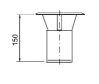 Wadex Ustnik spalinowy (Ø 80)