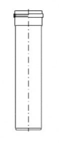 Wadex Rura spalinowa 1,0 m (Ø 60)