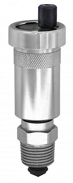 AFRISO Odpowietrznik automatyczny pionowy 1/2" GZ z zaworem stopowym, niklowany 7773561