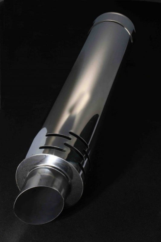 Końcówka wylotu spalin 80/125, L=200 pozioma do kotłów kondensacyjnych i turbo