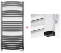 Terma DEXTER ONE 1220x400 (chrom) - Grzejnik z wbudowaną grzałką