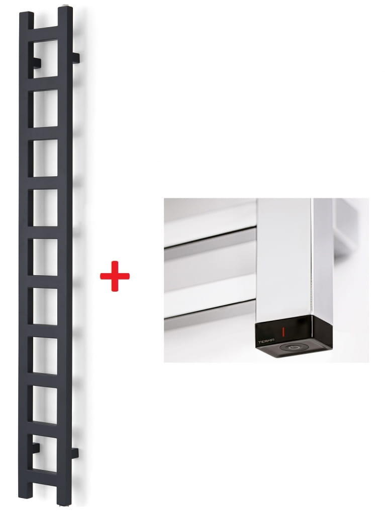 Terma EASY ONE 960x200 - Grzejnik z wbudowaną grzałką