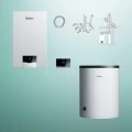 Vaillant VC 15CS/1-5 + VIH R 120/6B + VRC 720 sensoCOMFORT + zestaw do szachtu - (Pakiet) 0010043616