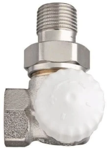 Zawór termostatyczny trójosiowy V-exakt II (niekiel) GW - PRAWY