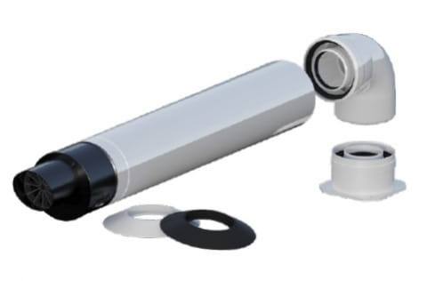  RICOM ZB-09 Poziome wyprowadzenie powietrzno - spalinowe PP (60/100)