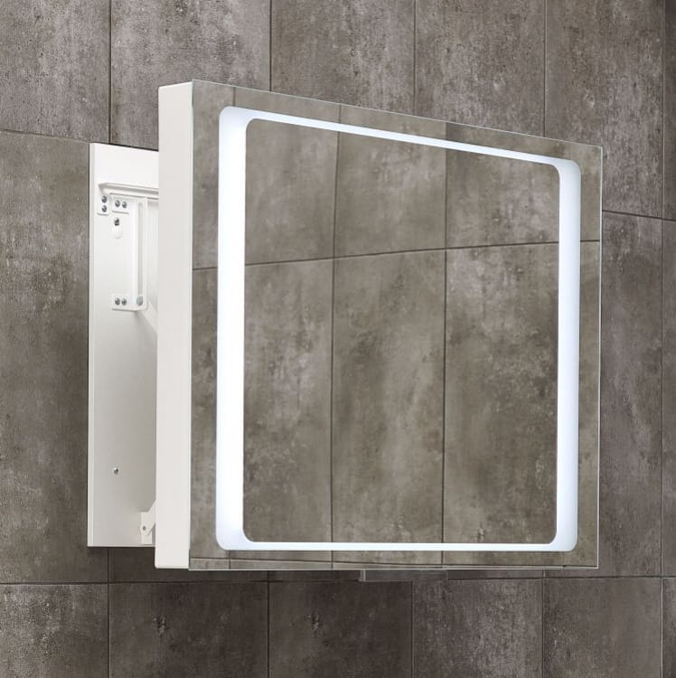 Miior Fun 8060 (białe) - Lustro wysuwane z oświetleniem LED