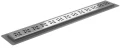 Wiper NEW Premium TIVANO 110 cm - Odpływ liniowy z kołnierzem