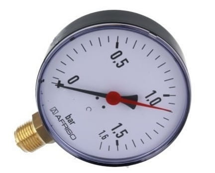  Afriso Manometr RF 100 RAD, fi 100 mm, 0-1,6 bar, 1/2"