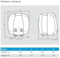 BOSCH Tronic TR2000 B 10L mini  - Podgrzewacz, pojemnościowy, elektroniczny, nadumywalkowy