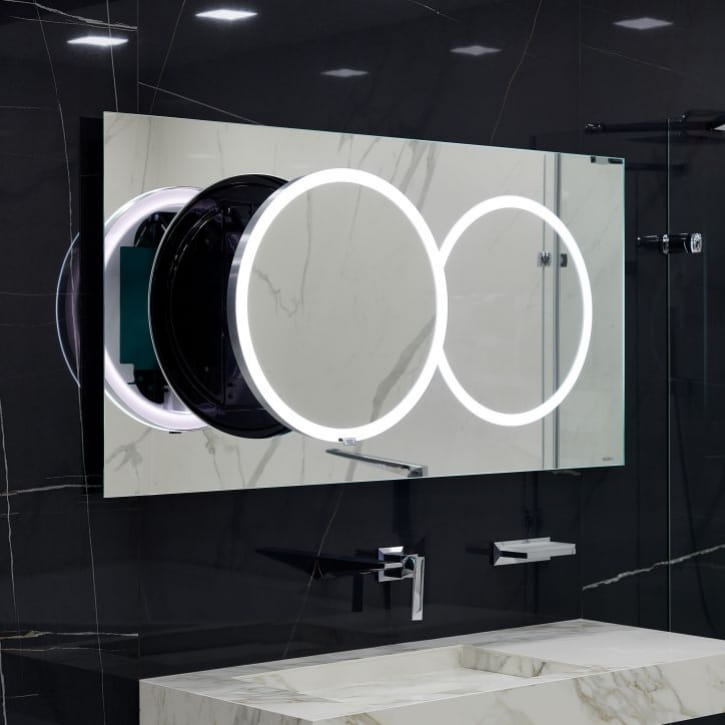 Miior Dot Plus 14070 1+1 - Lustro wysuwane z oświetleniem LED