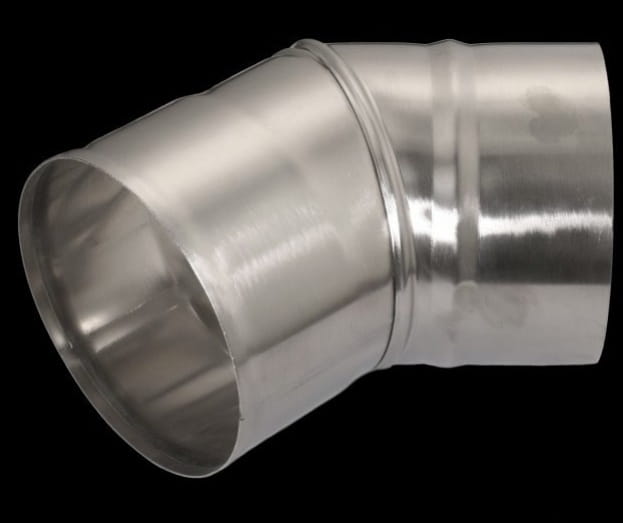  Krzys-Pol Kolano kominowe DN 130, 45 st do kotłów z otwartą komorą spalania