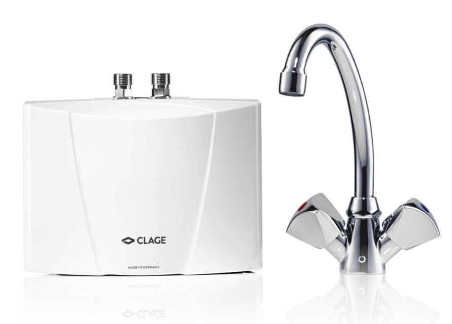 CLAGE M3/SNM - 3,5kW/230V - Podgrzewacz przepływowy, podumywalkowy z baterią 17220