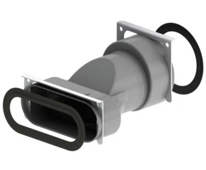 Zehnder Przejście z ComfoTube DN 90/75 na kanał ComfoTube flat 51