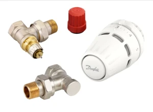 Zestaw termostatyczny z głowicą Danfoss Regus™ (KĄTOWY) 015G5303