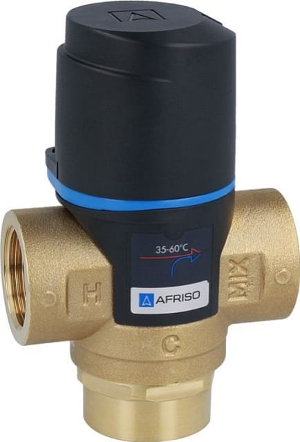  AFRISO ATM 333 DN20, Rp3/4\" - Termostatyczny zawór mieszający, zakres temperatury 35÷60°C, Kvs 1,6"
