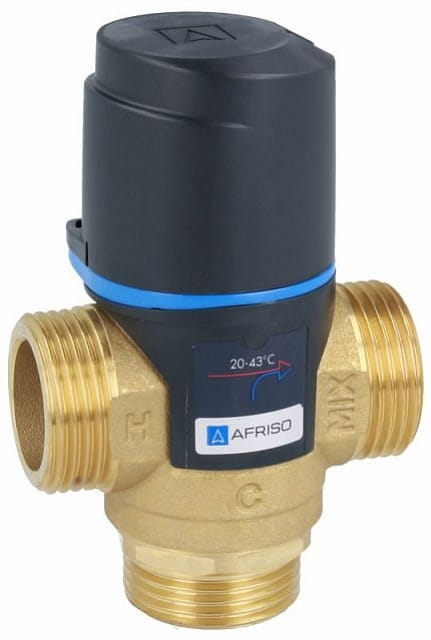  AFRISO ATM 561 DN20, G1\" - Termostatyczny zawór mieszający, zakres temperatury 20÷43°C, Kvs 2,5"