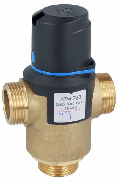  AFRISO ATM 763 DN20, G1\" - Termostatyczny zawór mieszający, zakres temperatury 35÷60°C, Kvs 3,2"