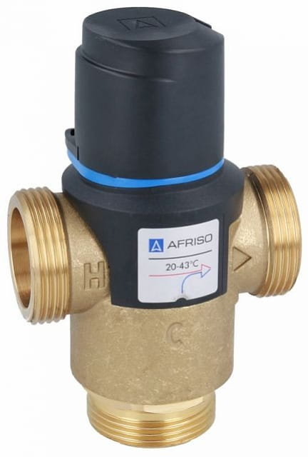  AFRISO ATM 881 DN25, G1¼\" - Termostatyczny zawór mieszający, zakres temperatury 20÷43°C, Kvs 4,2"