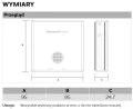 Honeywell R200C-N2  - Czujnik tlenku węgla R200C-N2