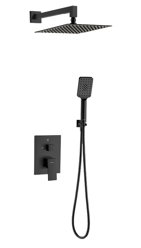 Valvex Ars Zestaw natryskowy Czarny Mat 2420260