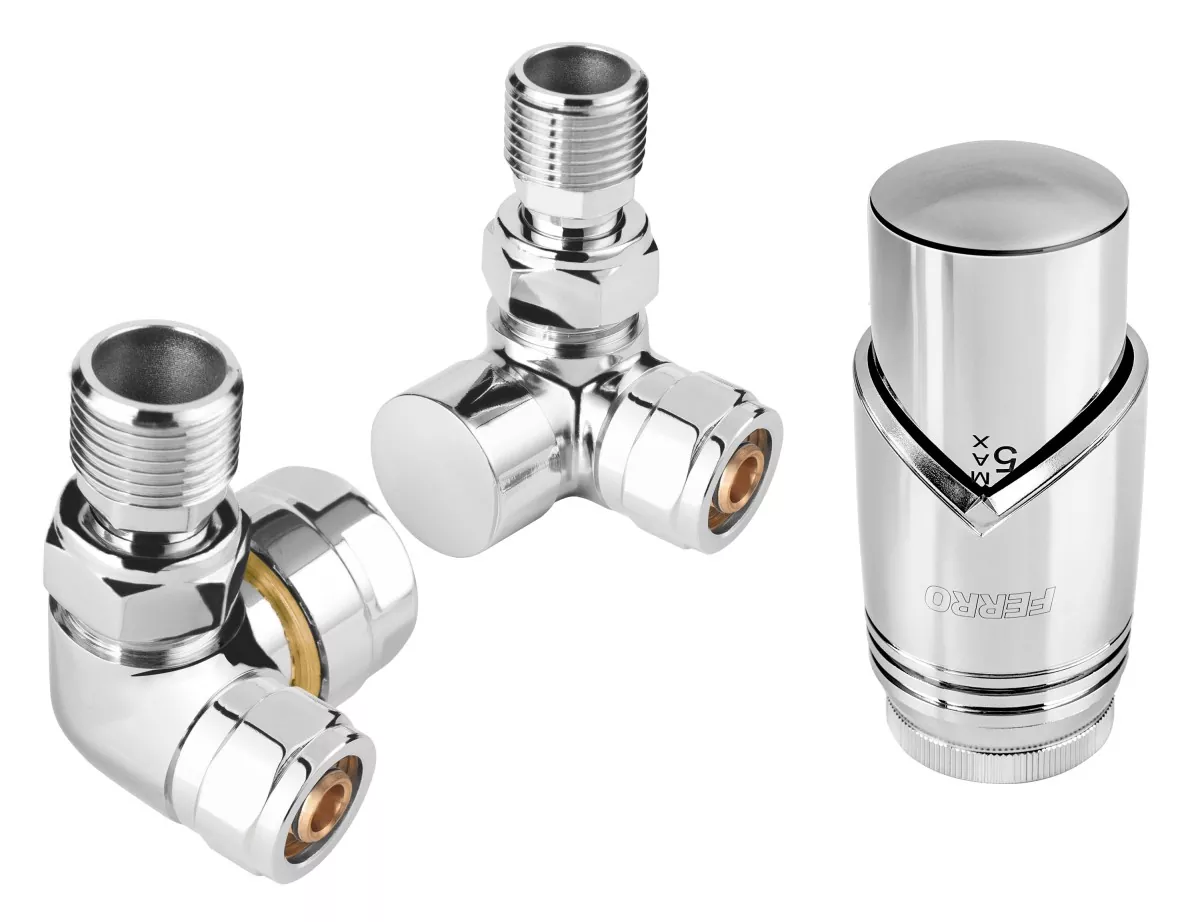  FERRO (chrom) - Zestaw termostatyczny trójosiowy ZTO30CR