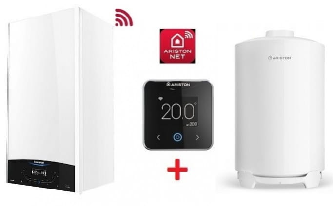 Ariston ONE TOP 24 NET - Kocioł gazowy + zasobnik + regulator (PAKIET) ZNONETOPNET