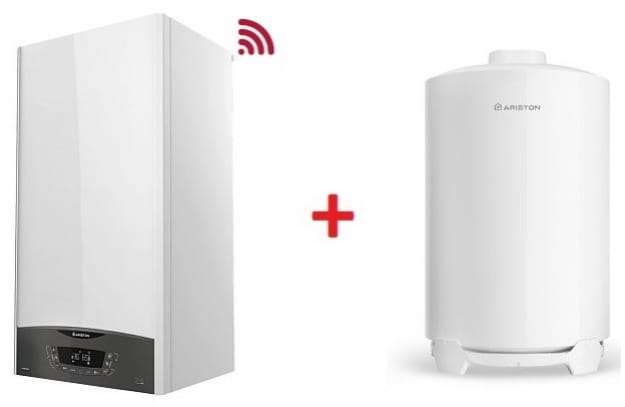 Ariston ONE MED 24 - Kocioł gazowy + zasobnik (PAKIET) ZNONEMEDBIS