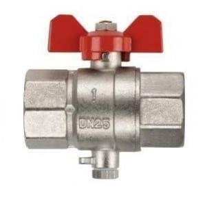  BMeters zawór kulowy HYDROCAL M4 GW 3/4" z wejściem do czujnika temperatury TZK20