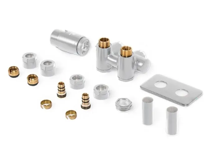  INTEGRA DUO ALL IN ONE (Biały połysk) - Zestaw termostatyczny 50 mm z opcją grzałki (LEWY) TGETIDUOLK916