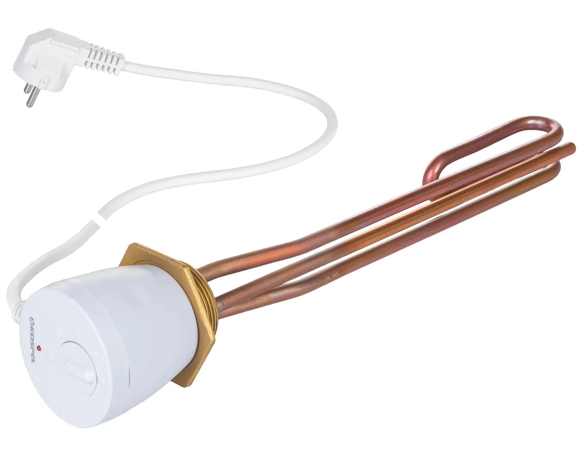  Kospel GRW 4500W 6/4" 400V - grzałka elektryczna z termostatem