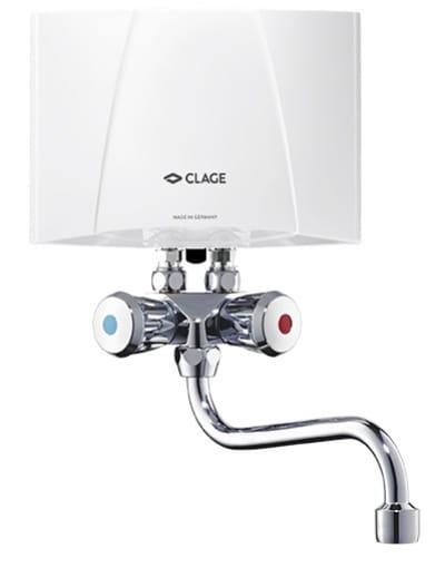 CLAGE Mi 3 BAT -  3,5kW/230V - Podgrzewacz przepływowy, nadumywalkowy z baterią 1500-17120