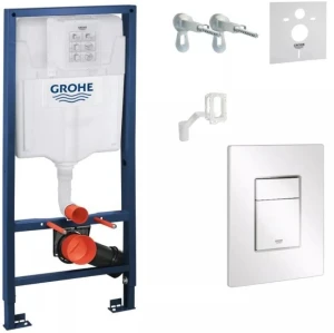 Grohe Rapid SL Skate Cosmopolitan 5w1 Fresh biały stelaż podtynkowy do WC 39448000