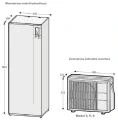 Atlantic Extensa AI Duo R32 - 5 kW, 1 fazowa, 230 V z podgrzewaczem c.w.u. 190l, z możliwością sterowania przy użyciu aplikacji Cozytouch 526159