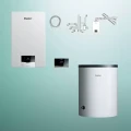 Vaillant VC 30CS/1-5 + VIH R 120/6B + VRC 720F sensoCOMFORT + zestaw przez ścianę lub dach (Pakiet) 0010043661
