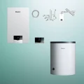 Vaillant VC 15CS/1-5 + VIH R 200/6B + VRC 720F sensoCOMFORT + zestaw przez ścianę lub dach (Pakiet) 0010043650
