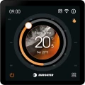 Euroster 2233 SMART 230V WiFi czarny przewodowy regulator temperatury E2233SMARTB