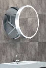 Miior Inn 60 cm (srebrne) - Lustro wysuwane z oświetleniem LED