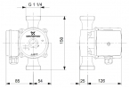 Grundfos UP 20-45 N 150 - Pompa cyrkulacyjna c.w.u.