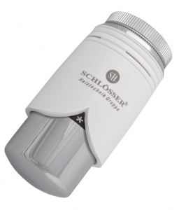Schlosser Brillant SH (biała - chrom) - Głowica termostatyczna