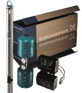 Grundfos SQE 3-65 - Pakiet hydroforowy z pompą głębinową