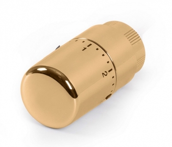 SLIM - Głowica termostatyczna (złoty)